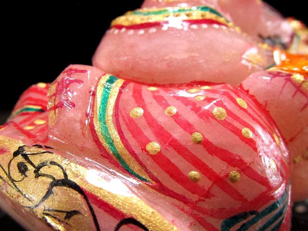 ローズクォーツガネーシャ ガネーシャ ローズガネーシャ 天然石ガネーシャ 夢を叶える象