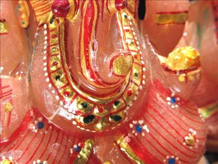 ローズクォーツガネーシャ ガネーシャ ローズガネーシャ 天然石ガネーシャ 夢を叶える象