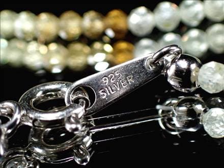 ワイヤーブレスレット SILVER925 グリーンガーネット ツァボライト	ガーネット