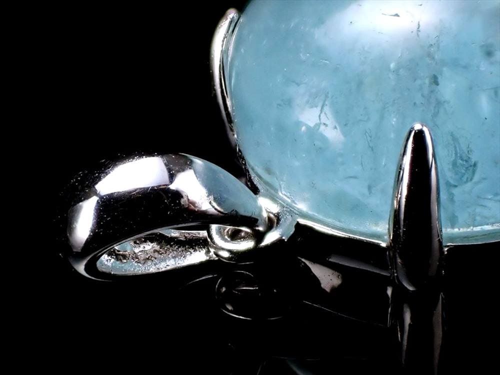 アクアマリン ペンダント Silver925 水宝玉 藍玉