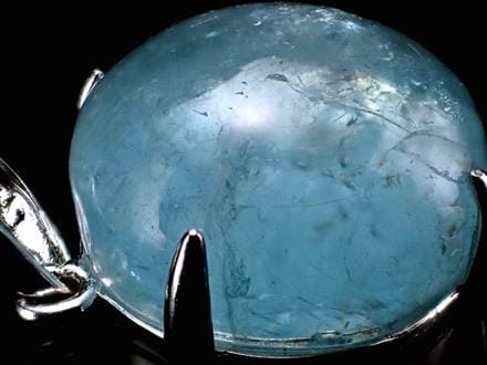 アクアマリン ペンダント Silver925 水宝玉 藍玉