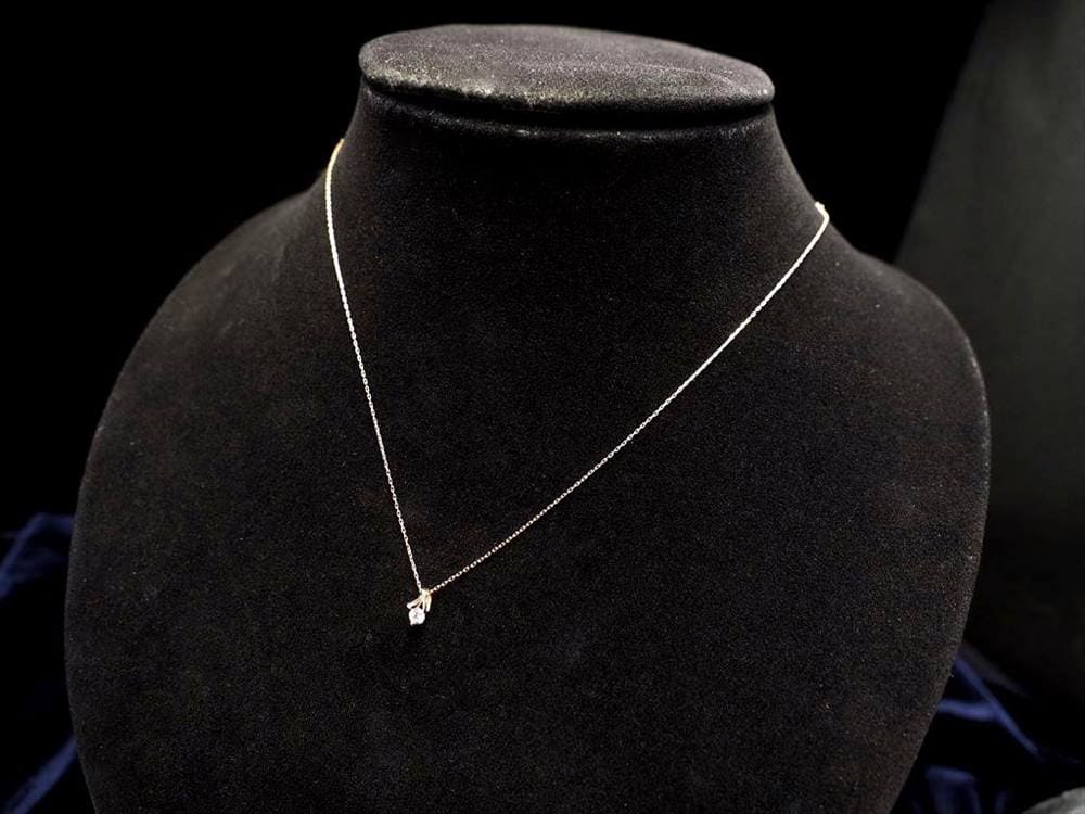 天然ダイヤモンド 天然ダイヤモンド 18金 K18 ネックレス