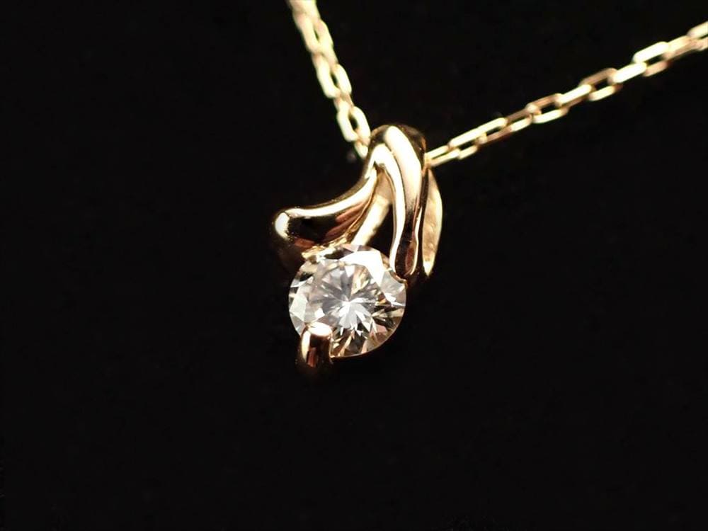 天然ダイヤモンド 天然ダイヤモンド 18金 K18 ネックレス