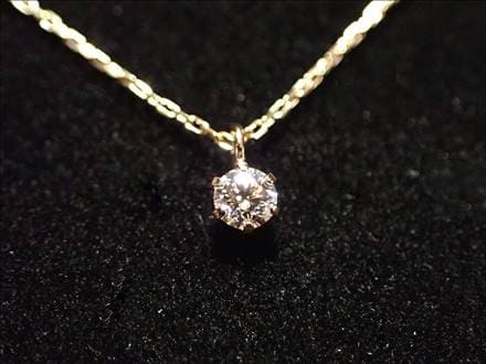 天然ダイヤモンド 天然ダイヤモンド 18金 K18 ネックレス