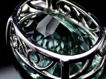 フローライト ペンダントトップ オーバルカット 天才の石 アクセサリー