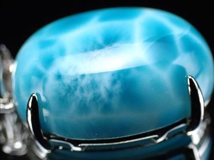 ラリマー ブルーペクトライト ペンダントトップ Silver925 カリブ海の宝石