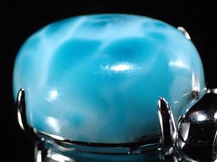 ラリマー ブルーペクトライト ペンダントトップ Silver925 カリブ海の宝石