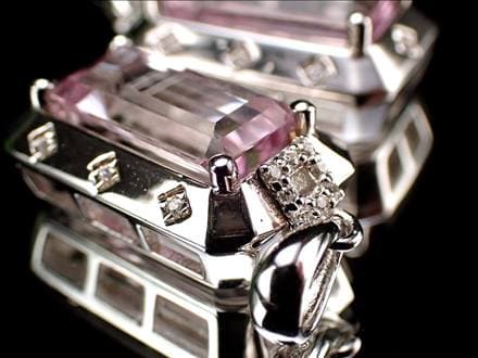 クンツァイト ペンダントトップ リチア輝石 バケットカット プレゼント