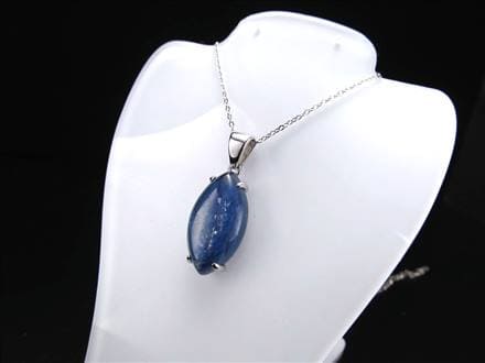 カイヤナイト 藍晶石 ネックレス 大粒 Silver925
