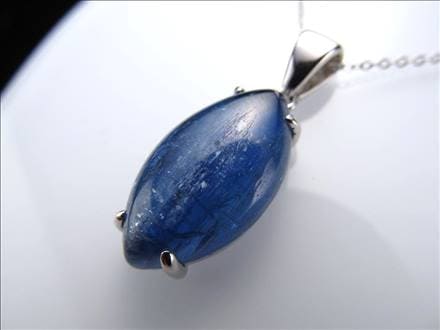カイヤナイト 藍晶石 ネックレス 大粒 Silver925