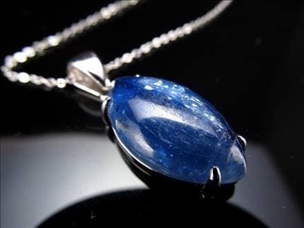 カイヤナイト 藍晶石 ネックレス 大粒 Silver925