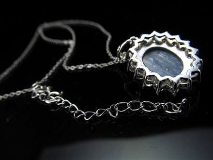 カイヤナイト 藍晶石 ネックレス 大粒 Silver925