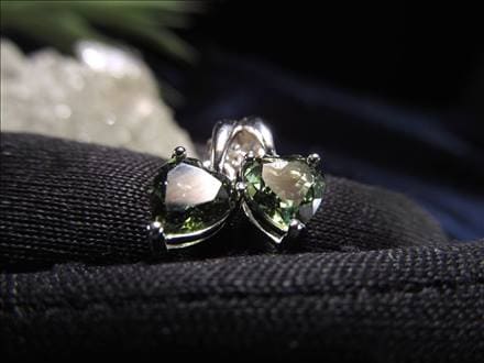 モルダバイト ペンダント 隕石 ナチュラルグラス Silver925