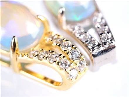 プレシャスオパール ペンダントトップ アクセサリー 10月の誕生石 ジルコニア