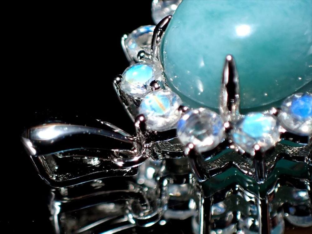 ラリマー ペンダントトップ ヒーリングストーン Silver925 ブルーペクトライト