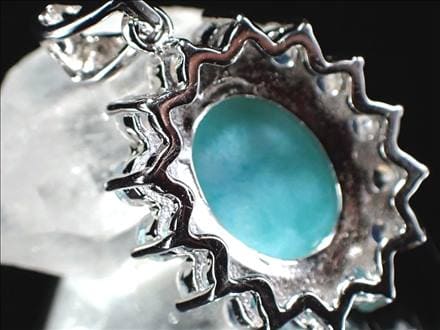 ラリマー ペンダントトップ ヒーリングストーン Silver925 ブルーペクトライト