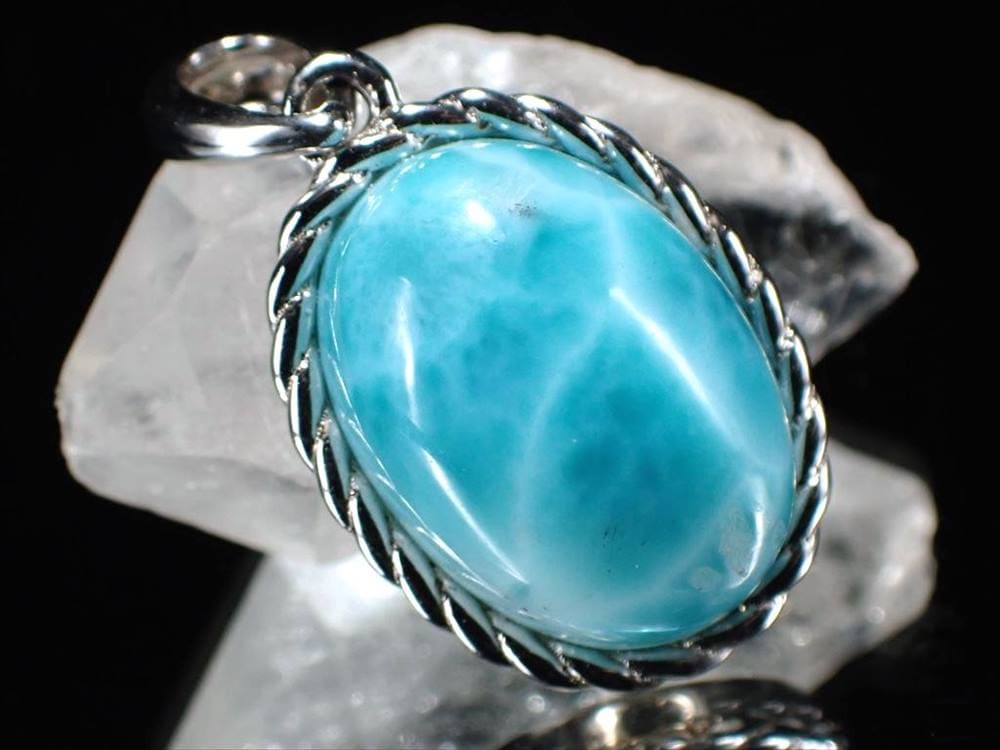 ラリマー ペンダントトップ ヒーリングストーン Silver925 ブルーペクトライト