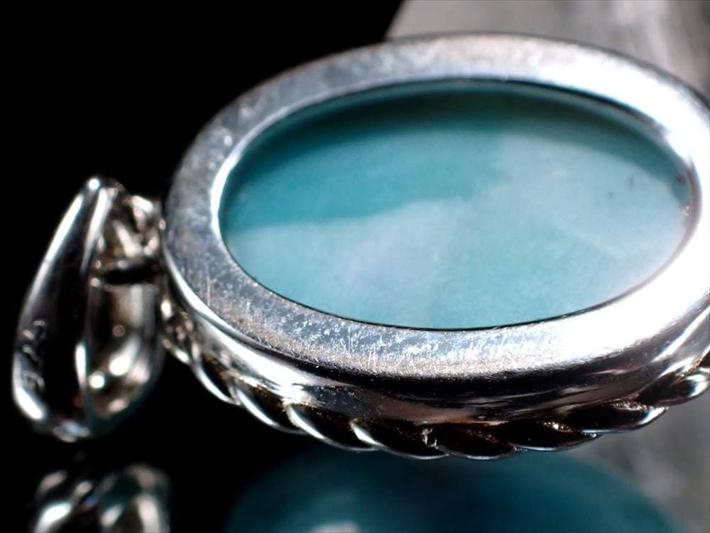 ラリマー ペンダントトップ ヒーリングストーン Silver925 ブルーペクトライト