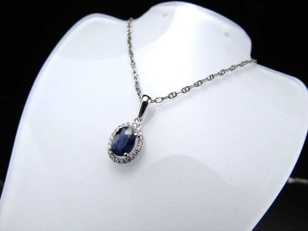 サファイア 宝石 9月の誕生石 ペンダント アクセサリー