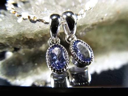 タンザナイト ペンダント ブルーゾイサイト Silver925 アクセサリー