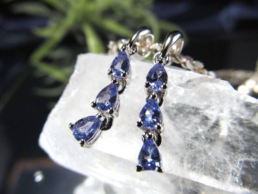 タンザナイト ペンダント ブルーゾイサイト Silver925 アクセサリー