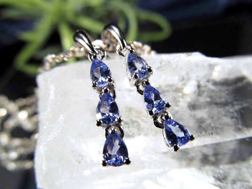 タンザナイト ペンダント ブルーゾイサイト Silver925 アクセサリー