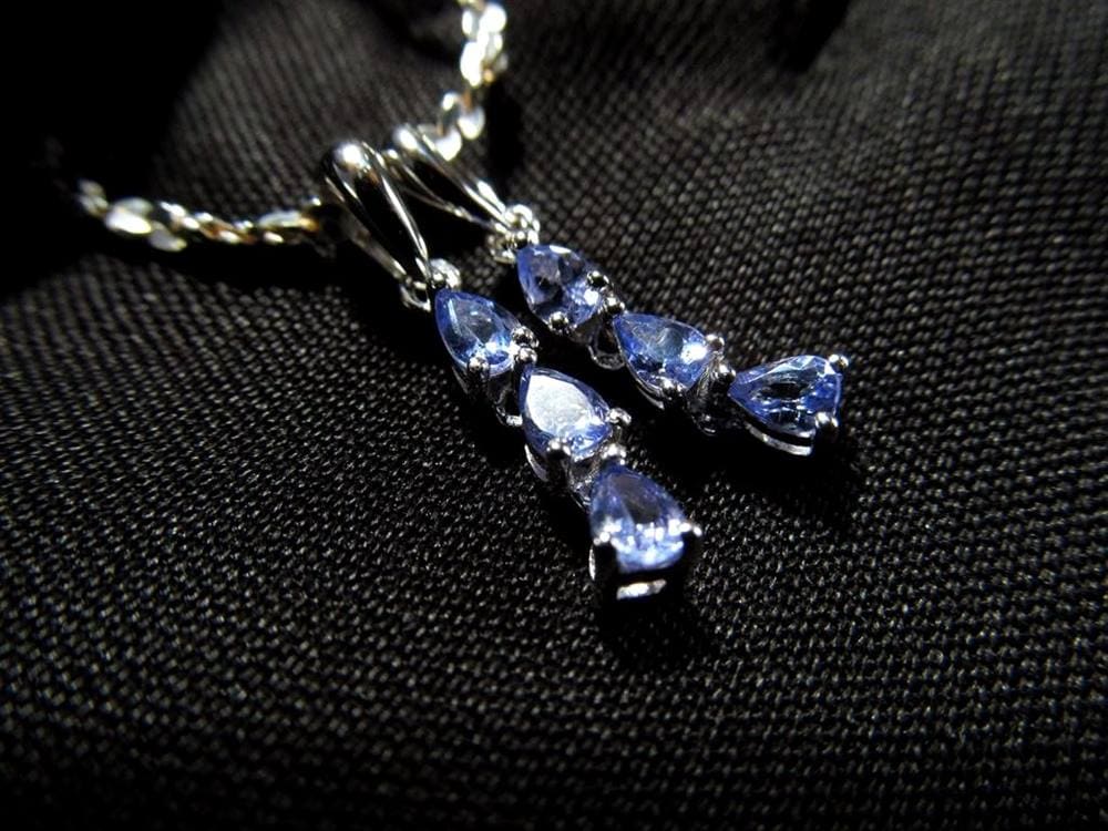 タンザナイト ペンダント ブルーゾイサイト Silver925 アクセサリー
