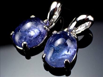 タンザナイト ペンダント ブルーゾイサイト Silver925 ネックレス