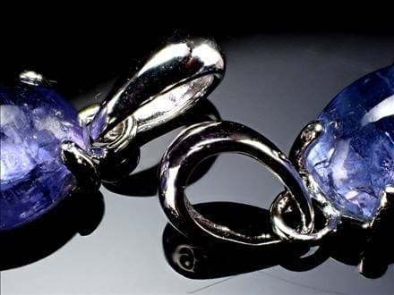 タンザナイト ペンダント ブルーゾイサイト Silver925 ネックレス