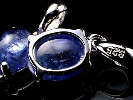 タンザナイト ペンダント ブルーゾイサイト Silver925 ネックレス