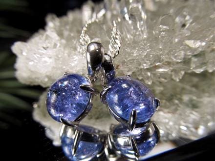 タンザナイト ペンダント ブルーゾイサイト Silver925 ネックレス