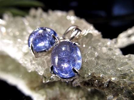 タンザナイト ペンダント ブルーゾイサイト Silver925 ネックレス
