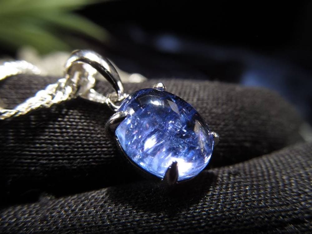 タンザナイト ペンダント ブルーゾイサイト Silver925 ネックレス