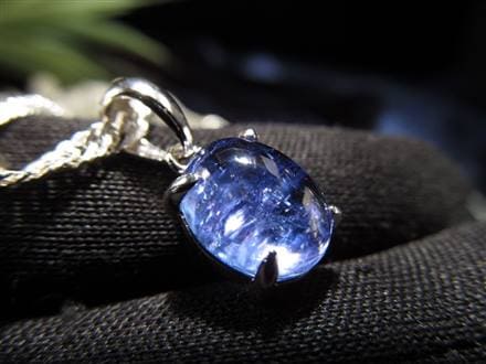 タンザナイト ペンダント ブルーゾイサイト Silver925 ネックレス