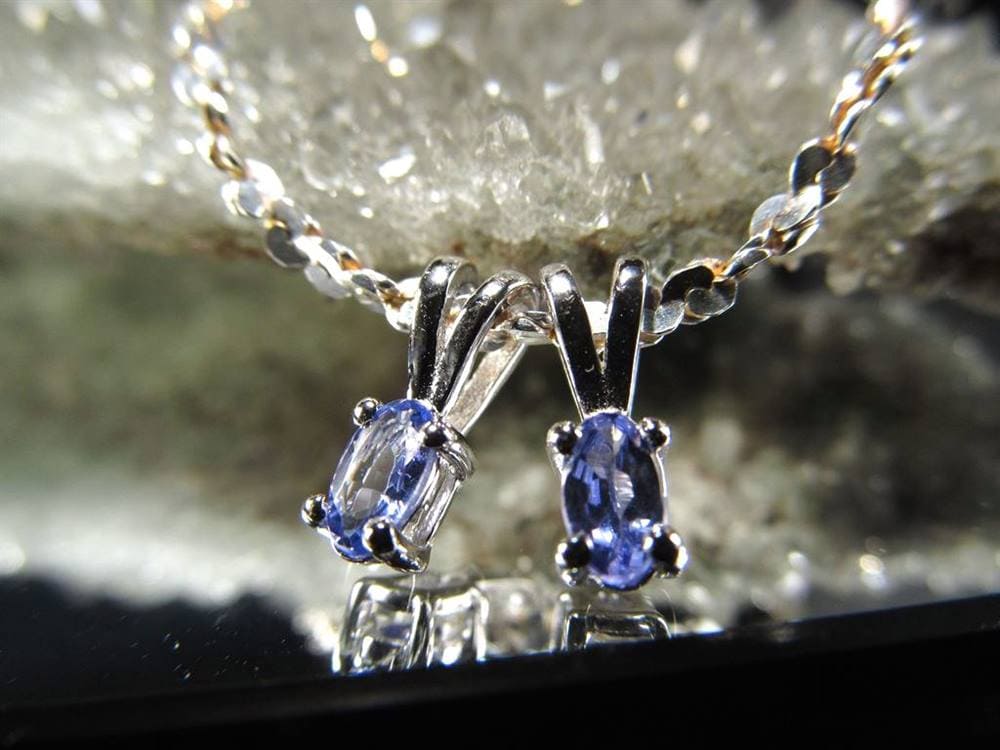 タンザナイト ペンダント ブルーゾイサイト Silver925 アクセサリー