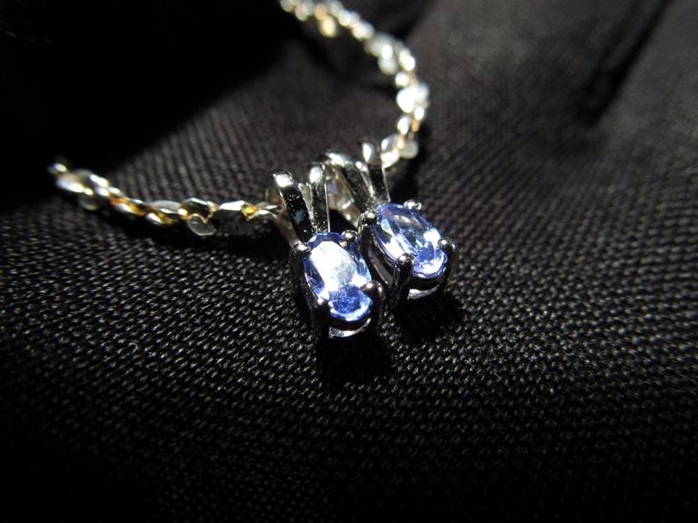 タンザナイト ペンダント ブルーゾイサイト Silver925 アクセサリー