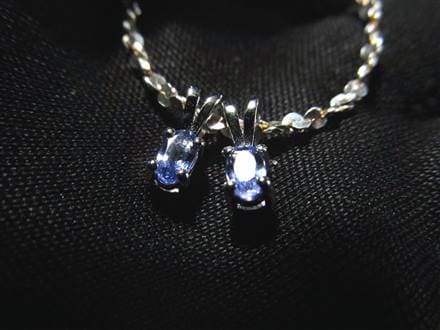 タンザナイト ペンダント ブルーゾイサイト Silver925 アクセサリー