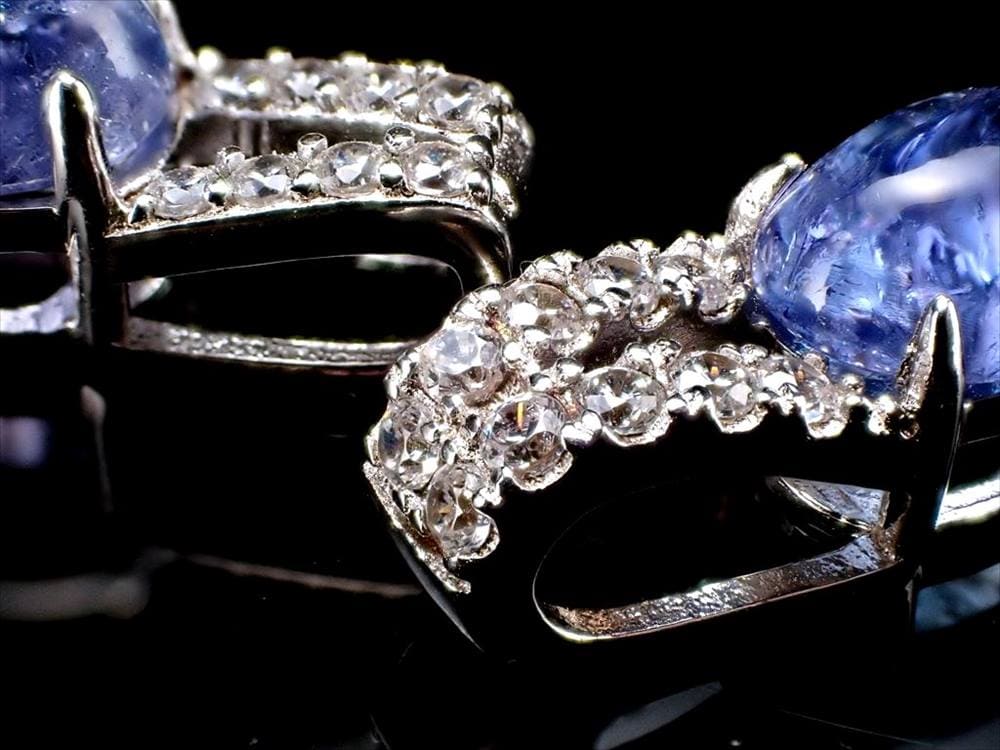 タンザナイト ペンダント ブルーゾイサイト Silver925 ネックレス