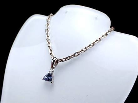 タンザナイト ペンダント ブルーゾイサイト Silver925 ネックレス