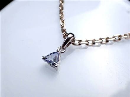 タンザナイト ペンダント ブルーゾイサイト Silver925 ネックレス