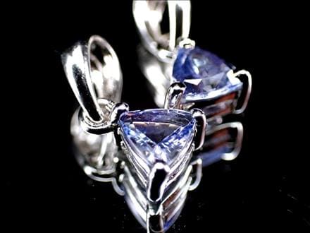 タンザナイト ペンダント ブルーゾイサイト Silver925 ネックレス