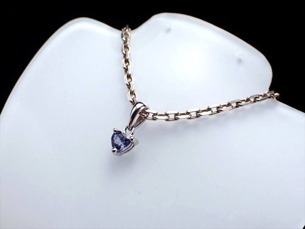 タンザナイト ペンダント ブルーゾイサイト Silver925 ネックレス