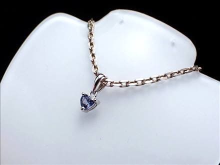 タンザナイト ペンダント ブルーゾイサイト Silver925 ネックレス