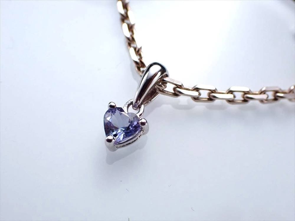 タンザナイト ペンダント ブルーゾイサイト Silver925 ネックレス