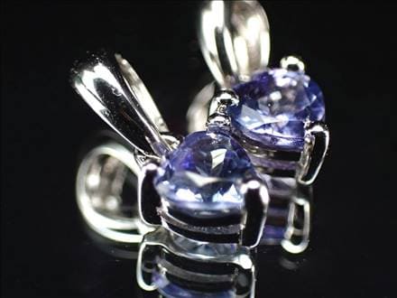 タンザナイト ペンダント ブルーゾイサイト Silver925 ネックレス