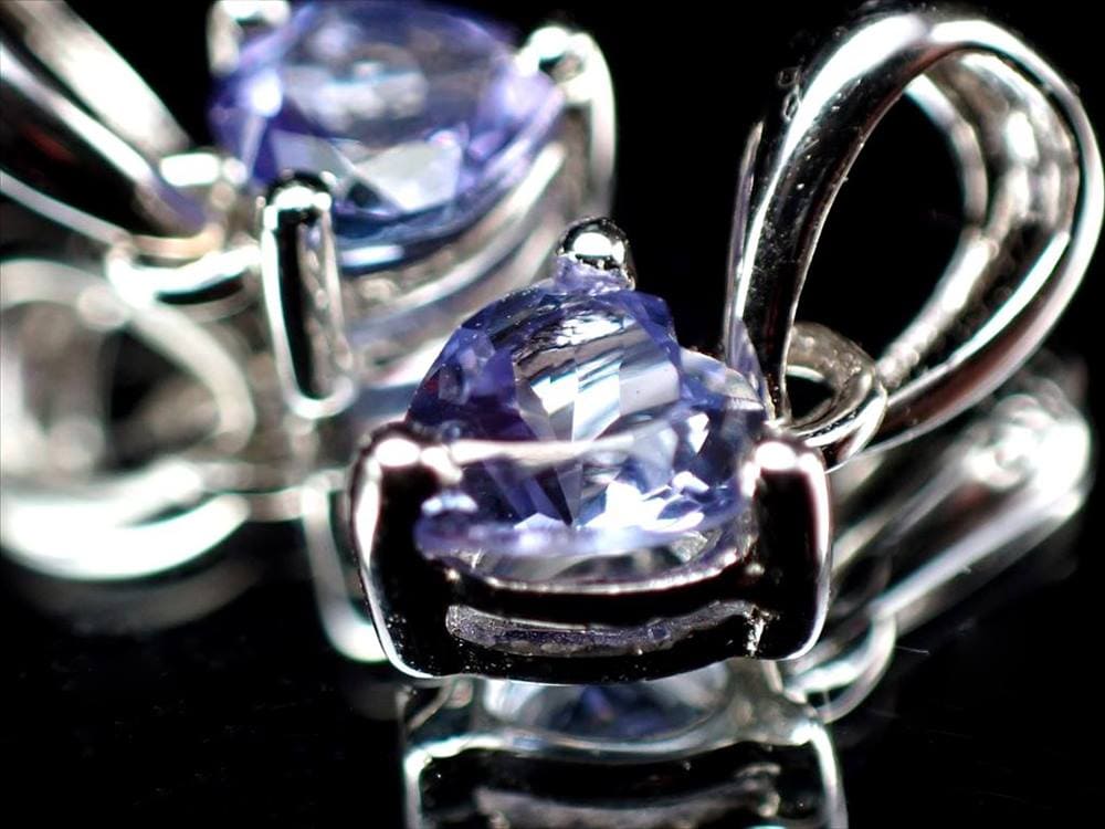 タンザナイト ペンダント ブルーゾイサイト Silver925 ネックレス