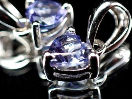 タンザナイト ペンダント ブルーゾイサイト Silver925 ネックレス