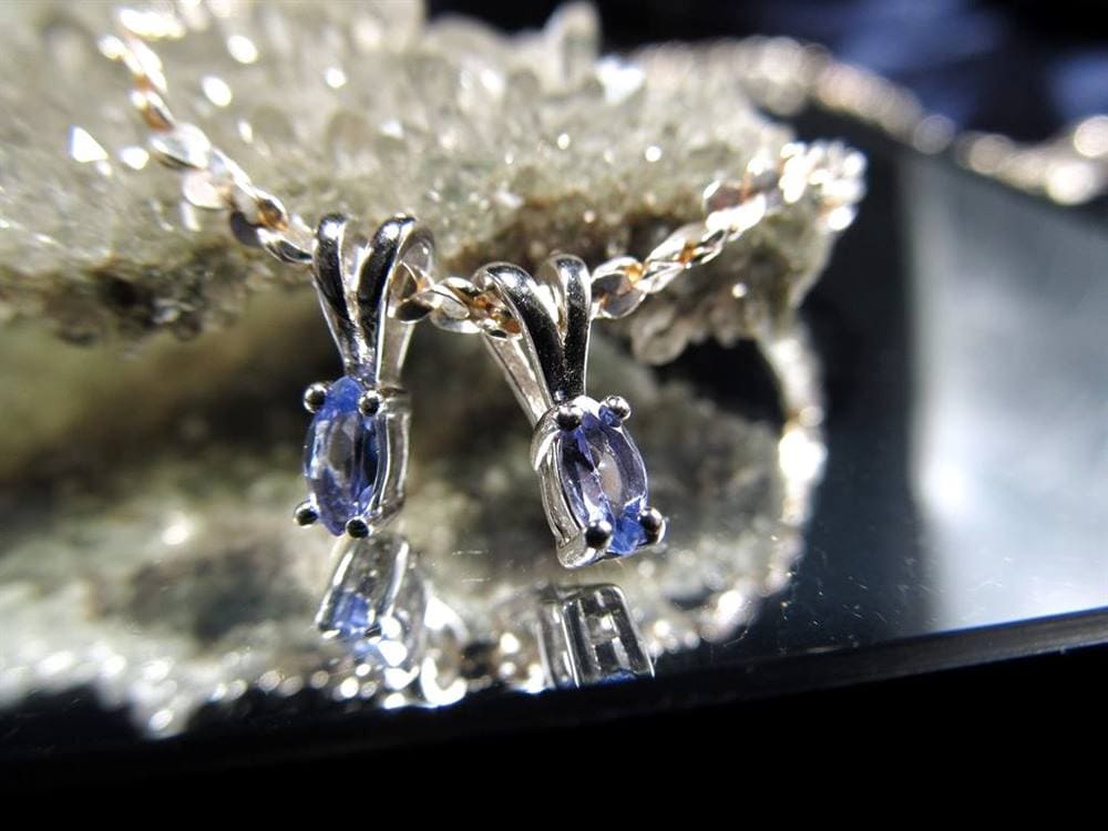 タンザナイト ペンダント ブルーゾイサイト Silver925 アクセサリー