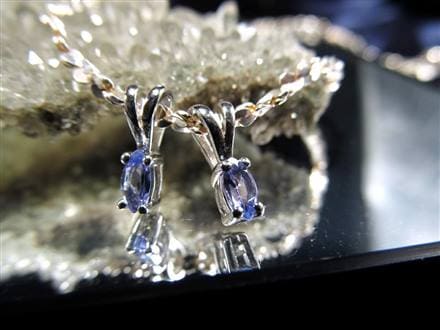 タンザナイト ペンダント ブルーゾイサイト Silver925 アクセサリー