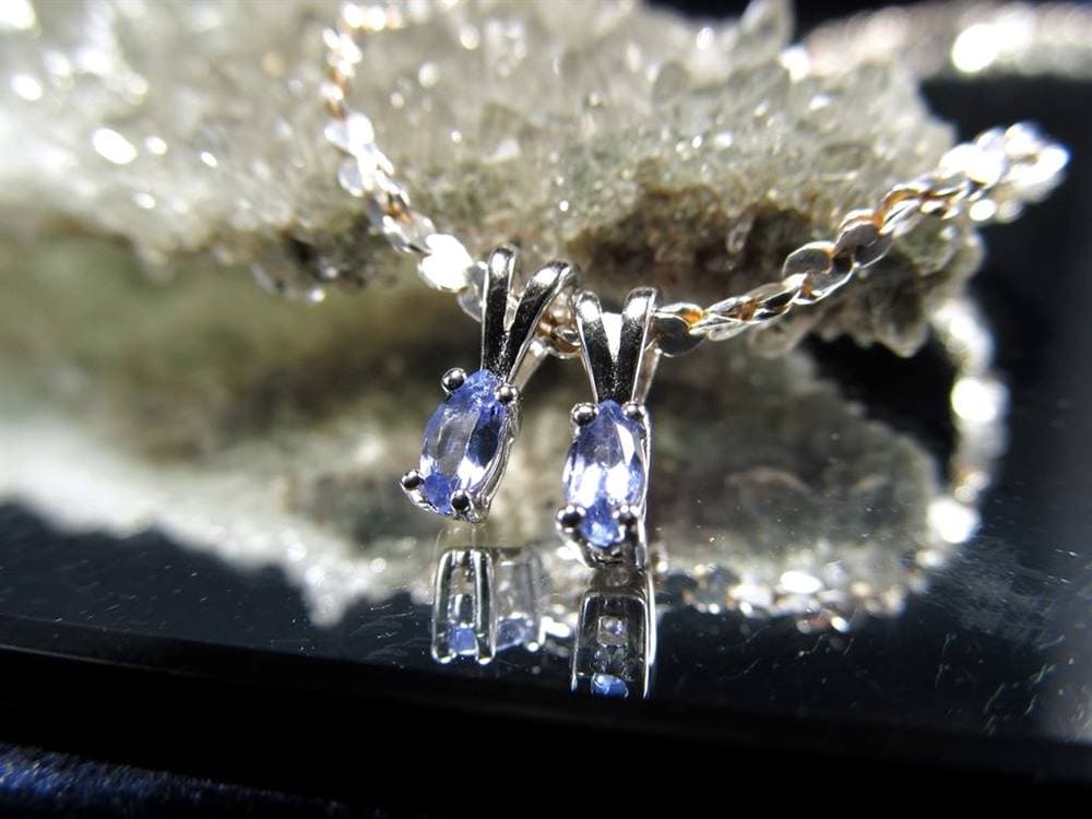 タンザナイト ペンダント ブルーゾイサイト Silver925 アクセサリー